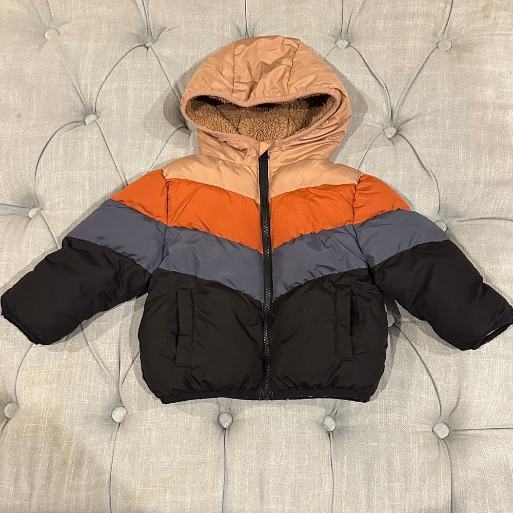 Swiss Tech Kids Colorblock Puffer Jacket